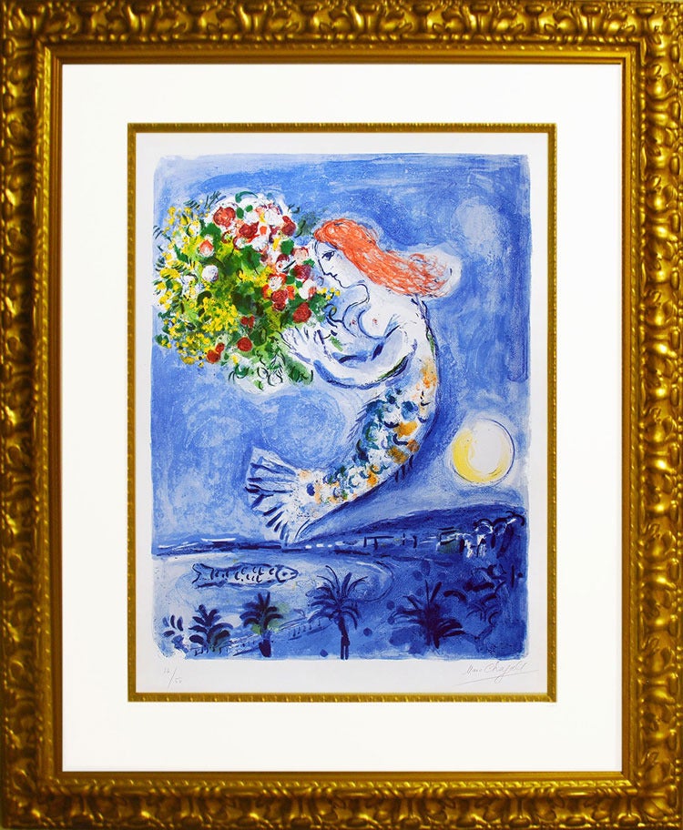 La Baie des Anges (The Bay of Angels) - Print by Marc Chagall