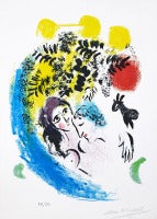 Les amoureux au soleil rouge (Lovers with Red Sun)