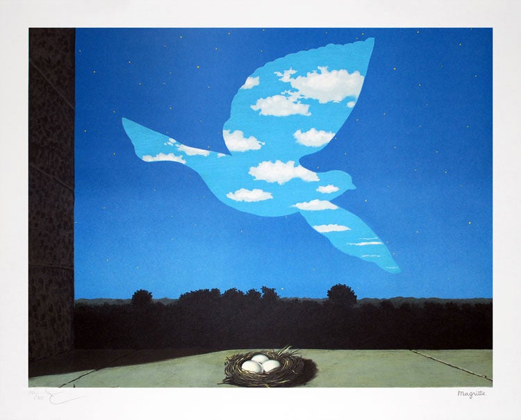 Le retour (Return) - Print by René Magritte