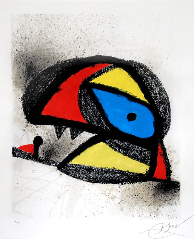 Joan Miró Abstract Print - Affiche pour l'exposition 'Homenatge a J. Torres Clave