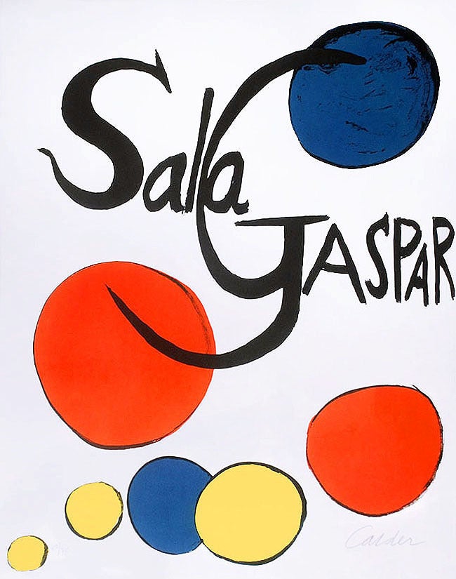 Alexander Calder Abstract Print - Sala Gaspar