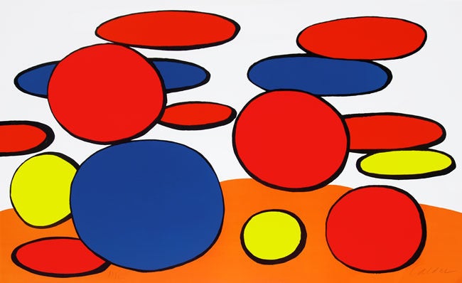 Alexander Calder Abstract Print - Manhole Cover
