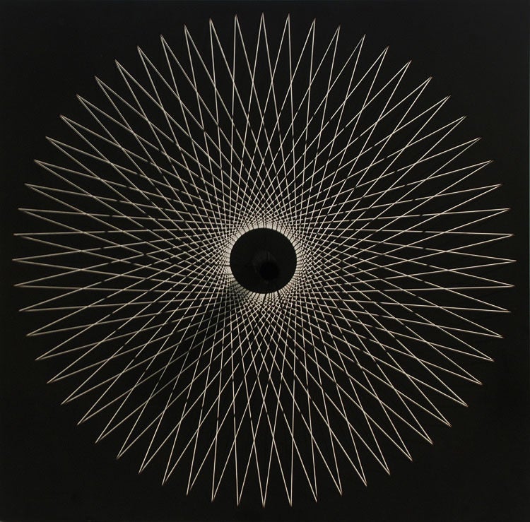 Yvaral (Jean-Pierre Vasarely) Abstract Sculpture - Interference C