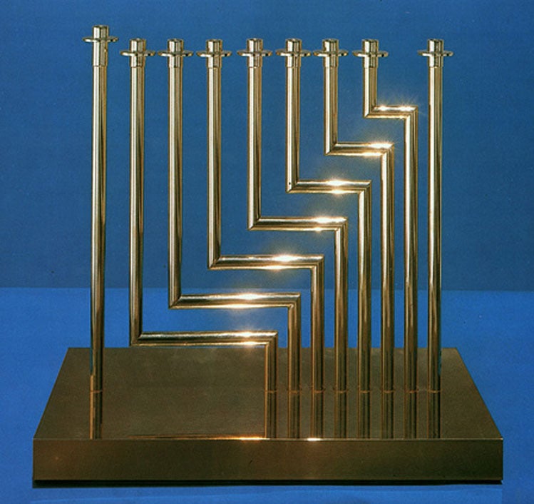 Yaacov Agam Still-Life Sculpture - Levels Menorah