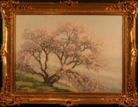 Impressionist French Blossoming Tree