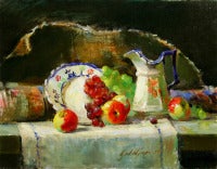 Pitcher, Plate, Lady Apples