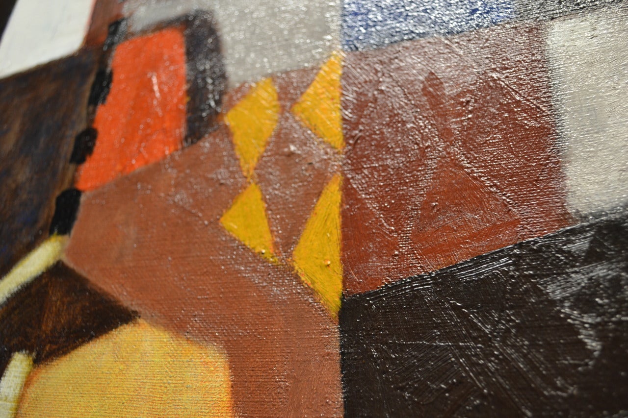 Compostion 1953   Mid Century Modern Painting 4