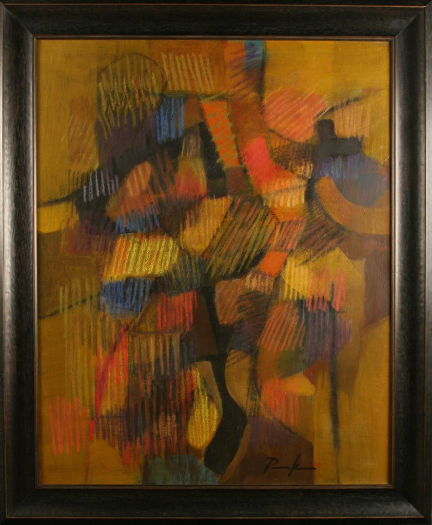 Bill Parker Abstract Painting - Abstract Composition