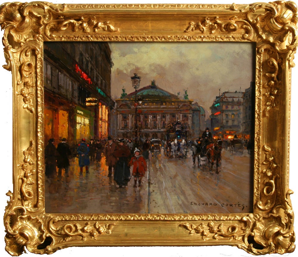 Édouard Leon Cortès was born in Lagny, France on April 26, 1882.  

During his early years, Paris was the center of the art world. Artists from around the globe traveled to France to study and paint its engaging countryside and cities. Views of