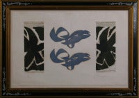 Vintage Oiseaux et poissons bleus from Si Je Mourais La-Bas