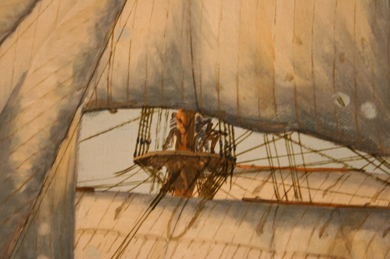 Fighting ships, Nottingham and Mars, 1746