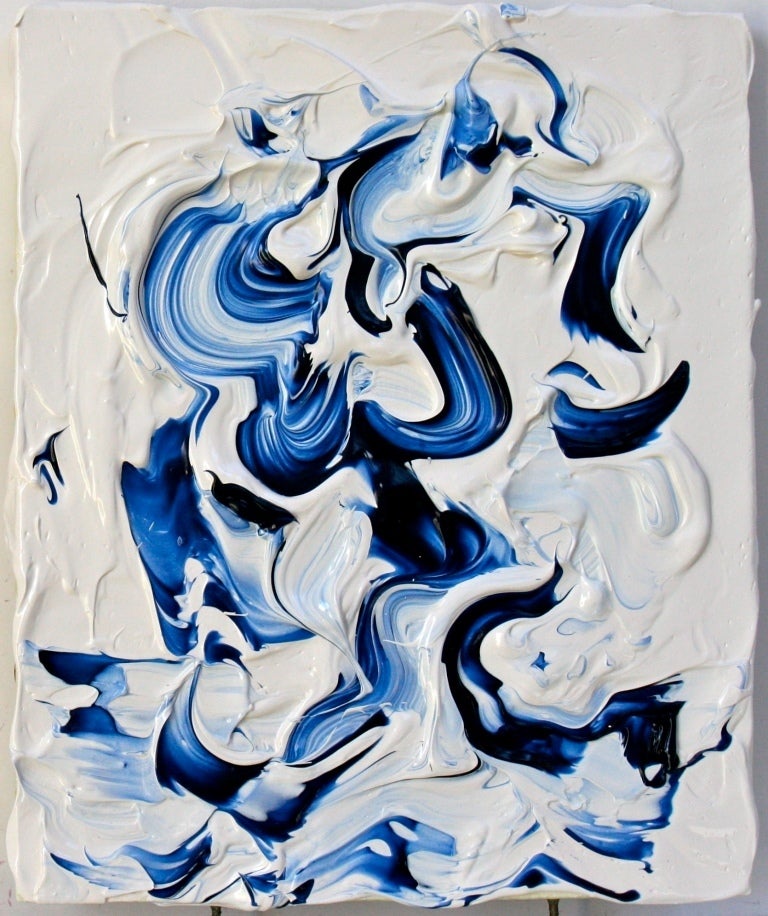 Geoff Uglow Abstract Painting - Lapis no. 4