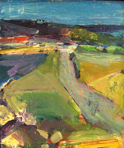 Terry St. John Landscape Painting - Berkeley Marina