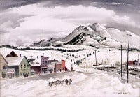 Mining Town, Winter, Colorado