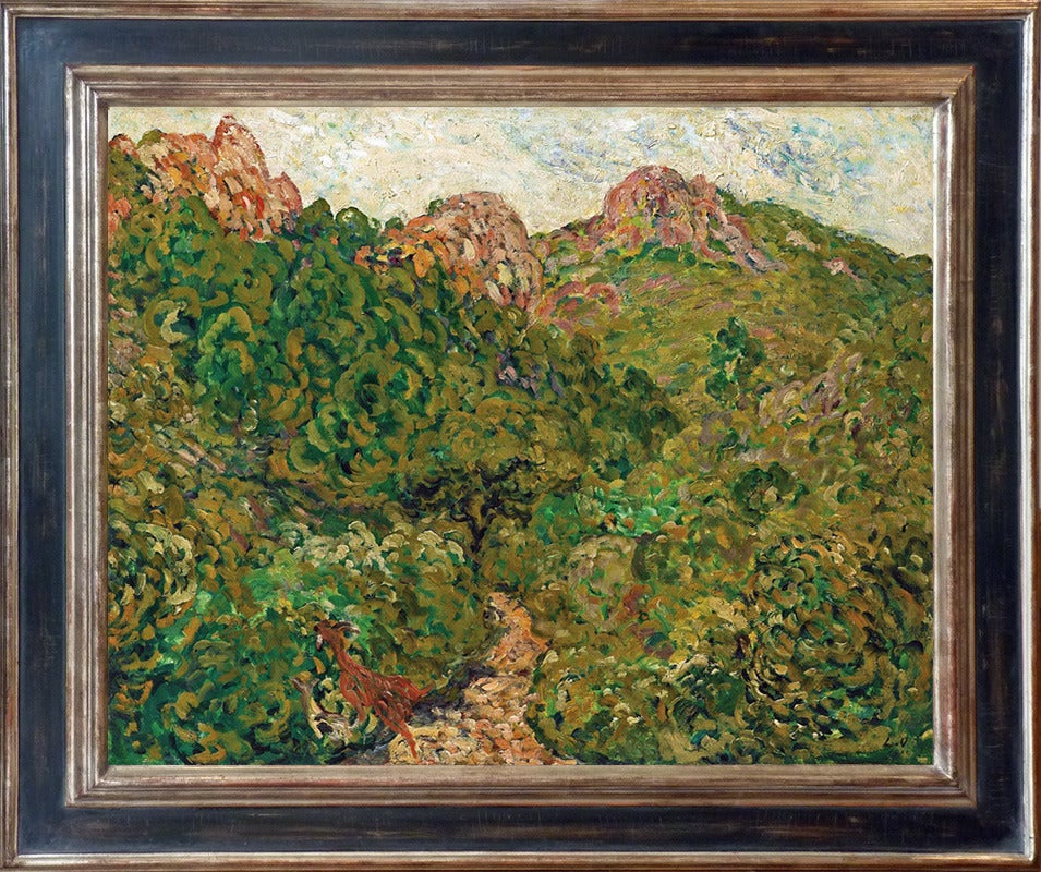 Landscape in south of France - Painting by Louis Valtat