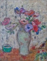 Anemones by Georges d'Espagnat, friend of Renoir