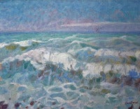 Breakers, Meeresmalerei des belgischen postimpressionistischen Künstlers
