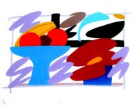 Study for Fast Sketch Still Life with Abstract Painting