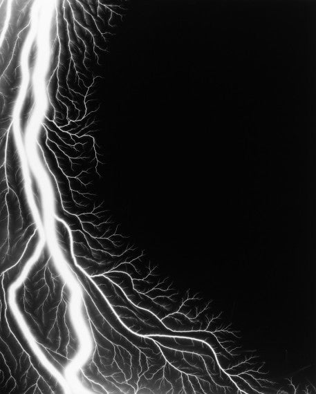 Hiroshi Sugimoto Black and White Photograph - Lightning Fields 227