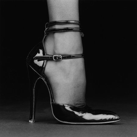 Robert Mapplethorpe Black and White Photograph - Melody / Shoe, 1987/1990