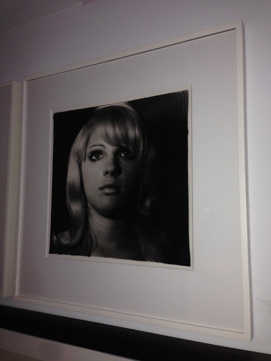 Blond Girl with Shiney Lipstick - Photograph by Diane Arbus
