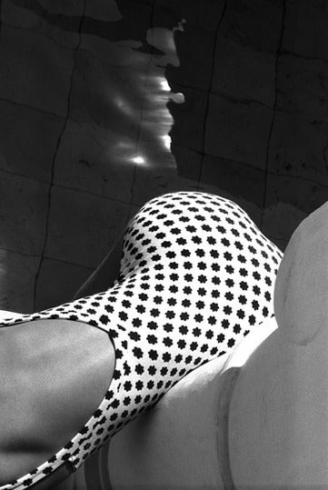 Frank Horvat Black and White Photograph - Harper's Bazaar, UK Bathing Suits A, 1965