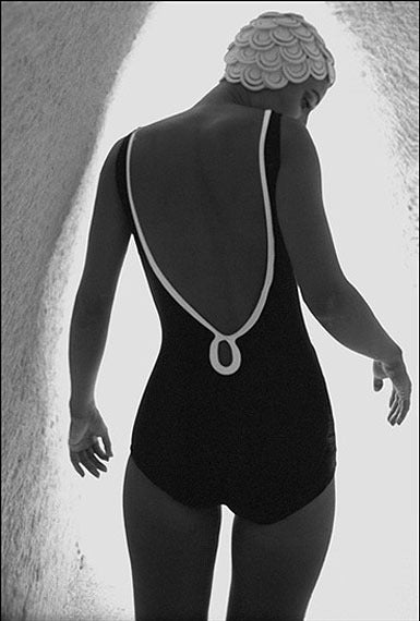 Frank Horvat Black and White Photograph - Harper's Bazaar UK Bathing Suits B, 1965