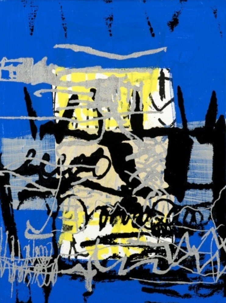 Astratto senza titolo (KEK7898) - Painting di Brian Gormley