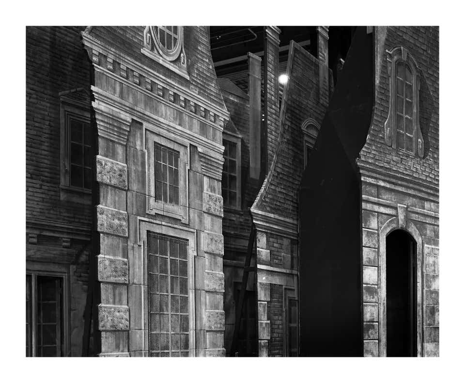"Manon Building Façade" by Abelardo Morell (Black & White, Architecture, Photo)