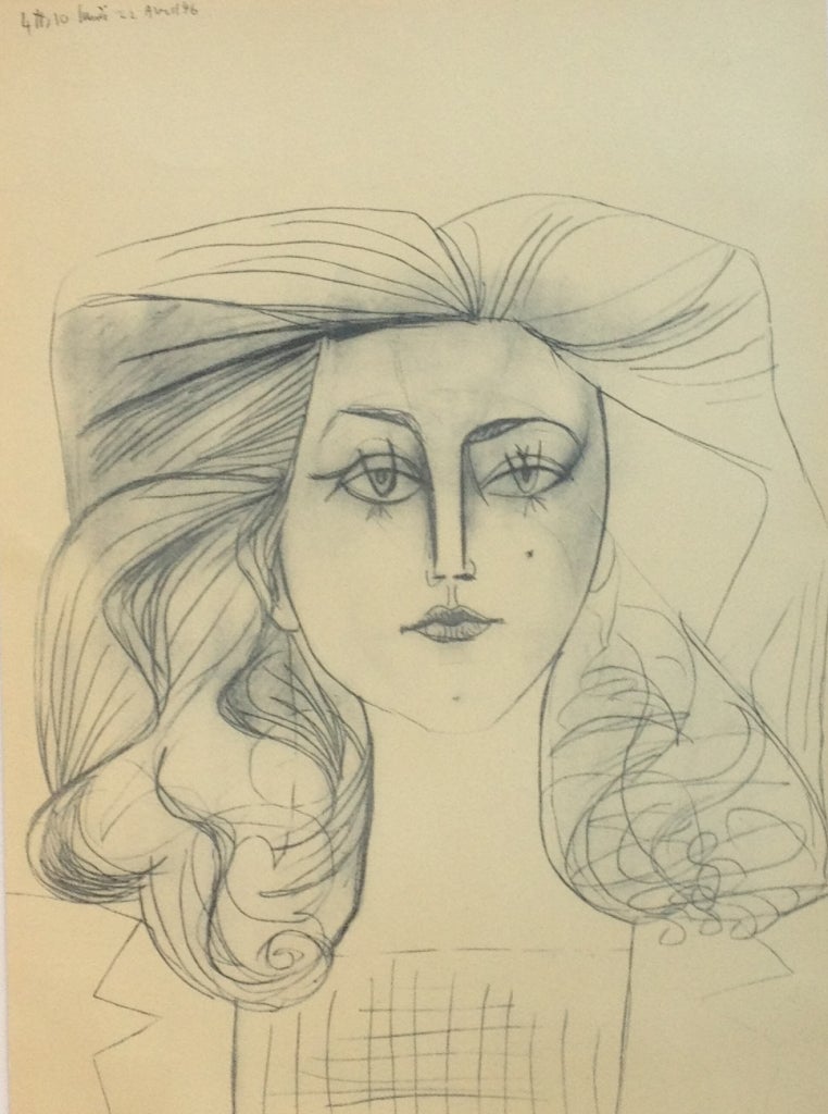 Pablo Picasso Print - Francoise Gilot