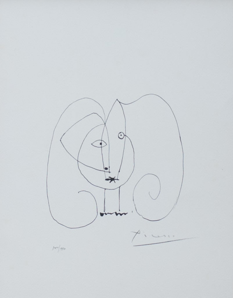 Pablo Picasso Portrait Print - Figure