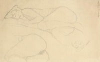 Two studies of a reclining nude