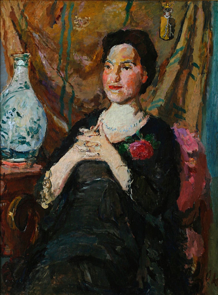 Oskar Kokoschka Portrait Painting - Lily Gesinus-Visser II