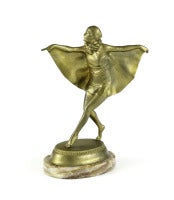 Austrian Art Deco Bronze "Captive bird"