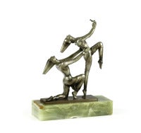 Austrian Art Deco Bronze "Russian Ballet"