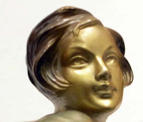 Austrian Art Deco Bronze "Dancer" by Josef Lorenzl