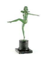 Austrian Art Deco Bronze "Dancing girl"