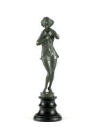 Austrian Art Deco Bronze "Erotic lady"