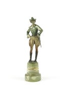 Austrian Art Deco Bronze "Cowgirl"