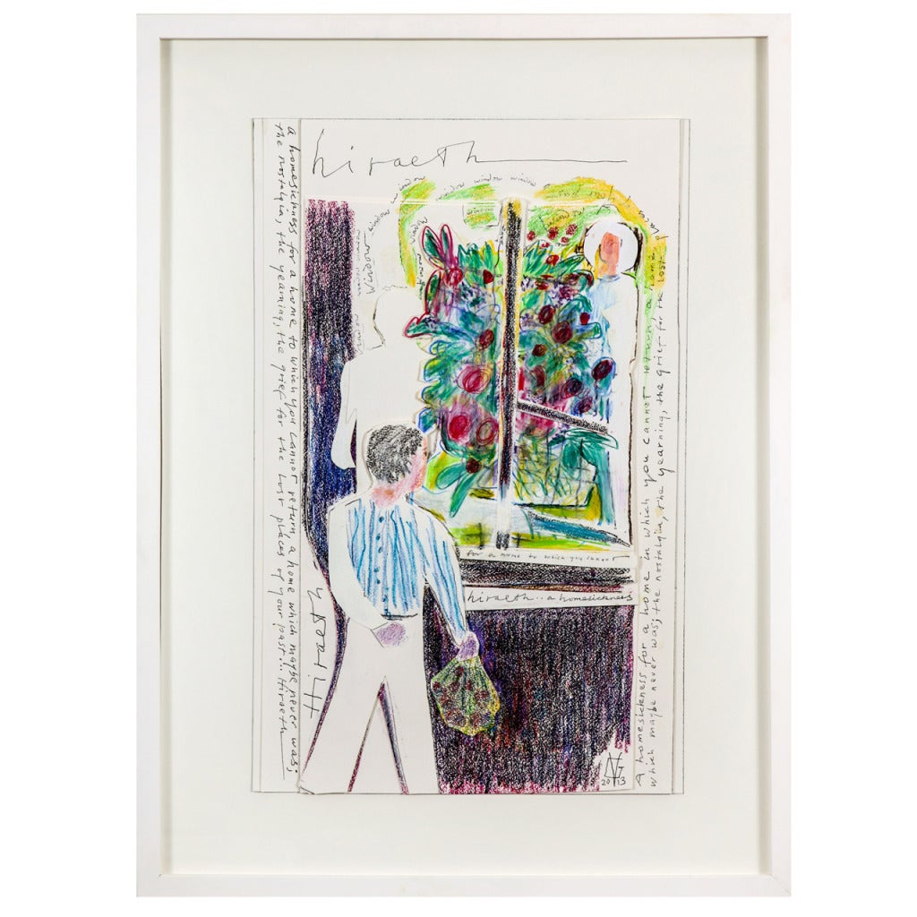 Hiraeth - Painting by Gloria Vanderbilt
