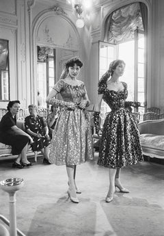 Dior, Two Metallic Dresses, Buyers, 1953