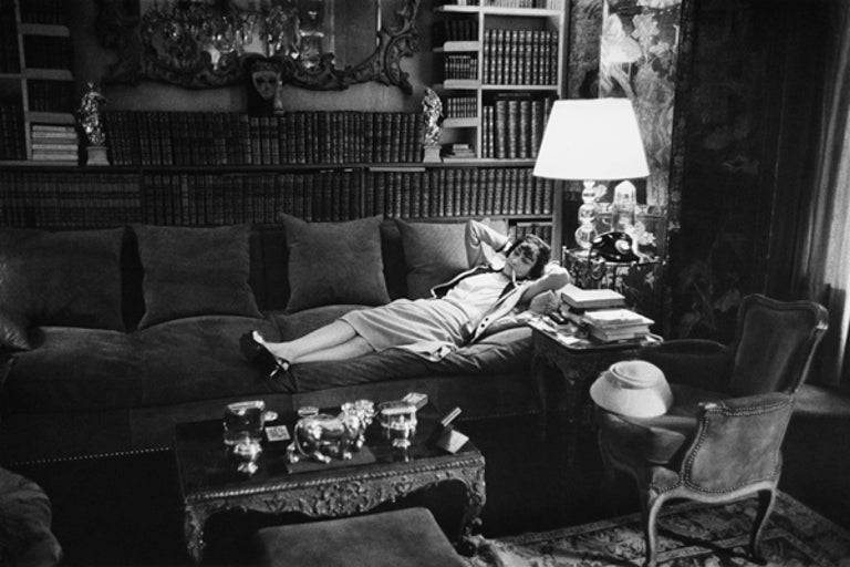 Coco Chanel In Her Apartment On The Rue Cambon