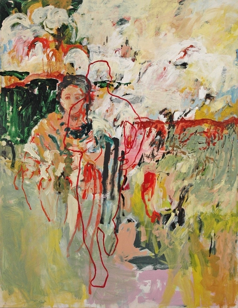 Hans Sieverding Figurative Painting - Untitled 19.5.2013