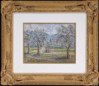 Couple in a Orchard