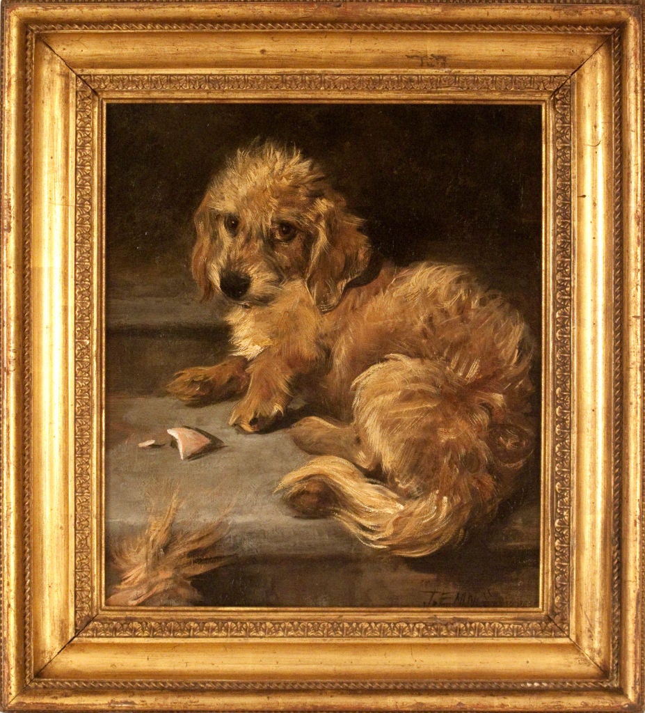 John Emms Animal Painting - Dandie Dinmont Terrier