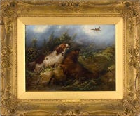 George Armfield - Spaniels Flushing a Bird Spaniels Flushing a Bird
