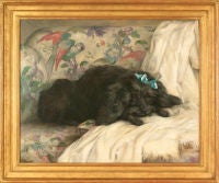 Recumbent Poodle, 1912