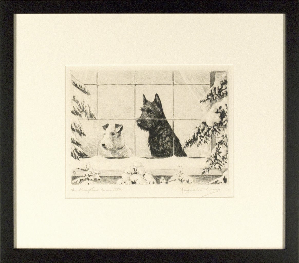 The Reception Committee, Fall, 1928 - Print by Marguerite Kirmse