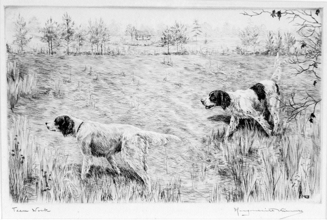 Team Work, Spring, 1930 - Print by Marguerite Kirmse