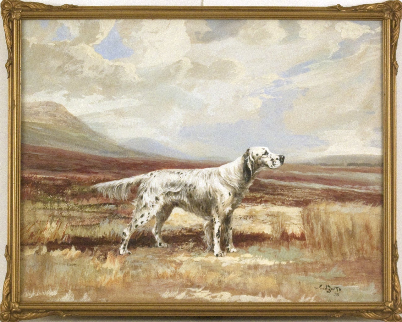 Reuben Ward Binks Animal Painting - English Setter, 1933